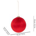 Stor röd julgranskula att hänga, 15 cm, 3 stycken | Floristik24.se