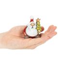 Jultomtefigur med julgransdekoration, 7 cm, 2 stycken | Floristik24.se