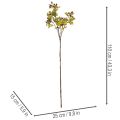Konstgjord hagtornskvist med röda bär, dekoration, 110 cm | Floristik24.se
