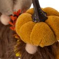 Höstfigur pumpagnom med solros och skägg 16cm 2 st | Floristik24.se