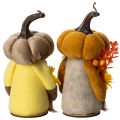 Höstfigur pumpagnom med solros