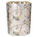Glaslykta med grendesign,