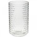Floristik24 Blomvas, glasvas, ljusglas, glaslykta Ø11.5cm H18.5cm