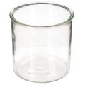 Floristik24 Glasljushållare, rund, klarglas, mångsidig, 12 cm, 2 stycken