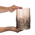 Glasljushållare hus för bordsdekoration 23cm | Floristik24.se