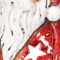 Jultomten dekorativ figur som värmeljushållare med stjärnor, bordsdekoration, 15 cm | Floristik24.se