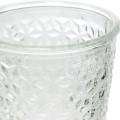 Floristik24 Lyktglas med botten klar Ø10cm H18,5cm bordsdekoration