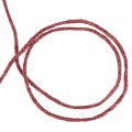 Floristik24 Ulltråd med trådfiltsnöre glimmerlila Ø5mm 33m