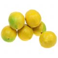 Floristik24 Dekorativa citroner 10 cm 6st