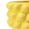 Floristik24 Planteringskärl citron keramik skål kruka gul Ø26cm H12cm