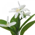 Deco gren citron och blommor konstgjord gren sommardekoration 26cm 4st | Floristik24.se