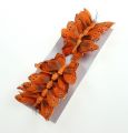 Floristik24 Dekorativ fjäril på tråd orange 8 cm 12st