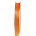 Floristik24 Present- och dekorationsband 15mm x 50m orange