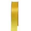 Floristik24 Present- och dekorationsband 25mm x 50m gult