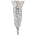 Begravningsvas Grå Vas med spike Calla-motiv H32,5cm | Floristik24.se