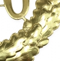 Floristik24 Jubileumsnummer 50 i guld Ø40cm
