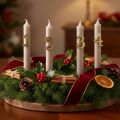Adventsljusstift, siffrorna 1 till 4, set om 4, 4 cm, 4 stycken | Floristik24.se