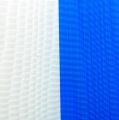 Floristik24 Kransband moiré blå-vit 100 mm