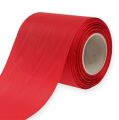 Floristik24 Kransband rött 100mm 25m