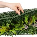 Konstgjord växtvägg 100 x 55 cm vertikal grönska | Floristik24.se