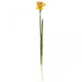 Floristik24 Konstgjord påsklilja sidenblomma gul påsklilja 59cm