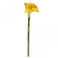 Floristik24 Konstgjorda påskliljor sidenblommor gula påskliljor 40cm 3st