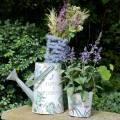 Konstgjord lavendelbukett, dekorativ lila lavendel, sidenblommor