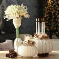 Pappersdekorationsboll, modern pumpadekoration, bikakepapper, 34 cm, 2 stycken | Floristik24.se