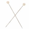 Pärlspetsstift Ø6mm 65mm Champagne | Floristik24.se