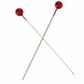 Pärlhuvudstift Ø6mm 65mm Röda | Floristik24.se