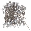 Floristik24 Pärlspetsstift Ø6mm 65mm silver